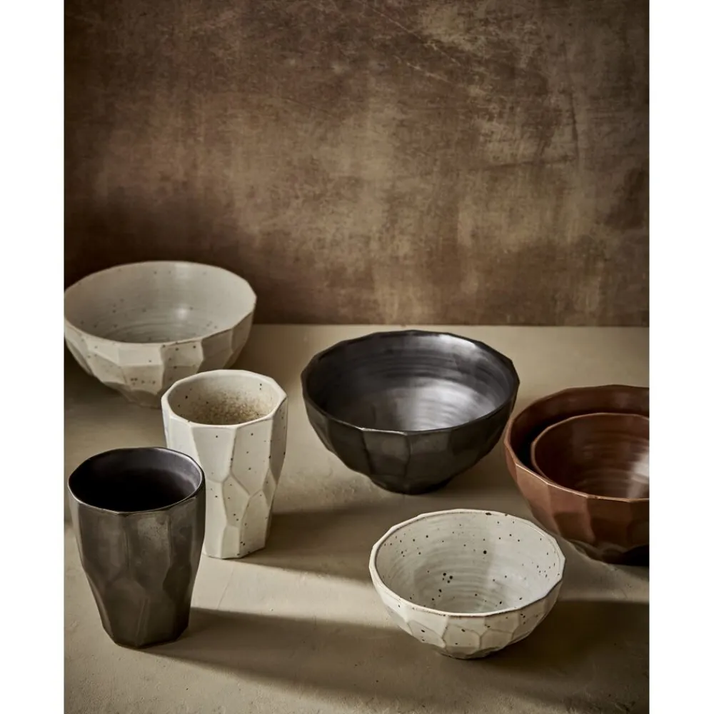 Pomax Vaisselle-BARISTA - bol à soupe - grès - DIA 15 x H 7 cm - chocolat