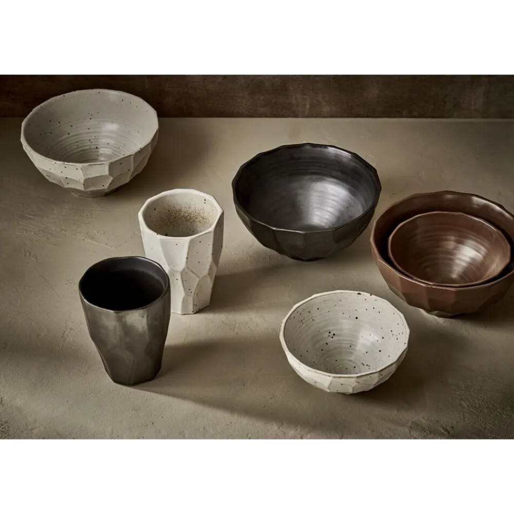 Pomax Vaisselle-BARISTA - bol à soupe - grès - DIA 15 x H 7 cm - chocolat
