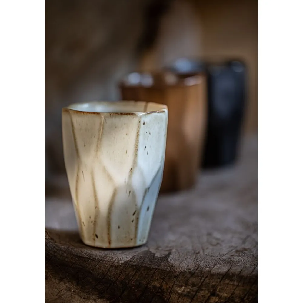 Pomax Vaisselle-BARISTA - gobelet - grès - DIA 8,2 x H 10 cm - chocolat