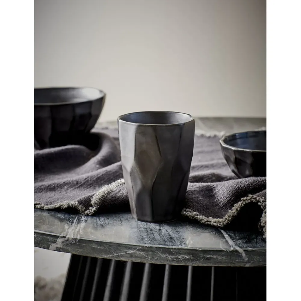 Pomax Vaisselle-BARISTA - gobelet - grès - DIA 8,2 x H 10 cm - chocolat