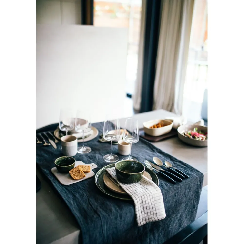 Pomax Linge De Table-BAROLO - nappe - coton - L 250 x W 170 cm - mix de couleurs