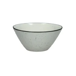 Pomax Vaisselle-BASIL - bol à céréales - porcelaine - DIA 16 x H 7,5 cm - blanc