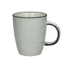 Pomax Vaisselle-BASIL - mug - porcelaine - DIA 9 x H 10 cm - blanc