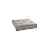 Pomax Coussins-BIRGIT - coussin pour pouf - coton - L 85 x W 85 x H 20 cm - gris clair