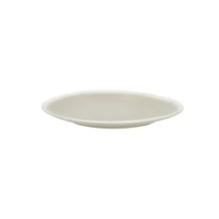 Pomax Vaisselle-BISCOTTI - assiette à dessert - porcelaine - DIA 20 x H 2 cm - gris/beige