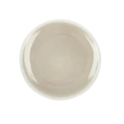 Pomax Vaisselle-BISCOTTI - assiette à dessert - porcelaine - DIA 20 x H 2 cm - gris/beige