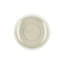 Pomax Vaisselle-BISCOTTI - assiette apéritif - porcelaine - DIA 14,6 x H 2 cm - gris/beige