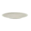 Pomax Vaisselle-BISCOTTI - assiette plate - porcelaine - DIA 26,8 x H 2 cm - gris/beige
