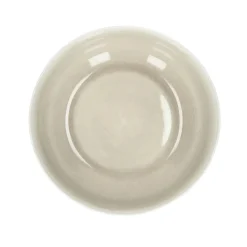 Pomax Vaisselle-BISCOTTI - bol à pâtes - porcelaine - DIA 22 x H 7 cm - gris/beige