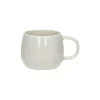 Pomax Vaisselle-BISCOTTI - mug - porcelaine - DIA 8,5 x H 8 cm - écru