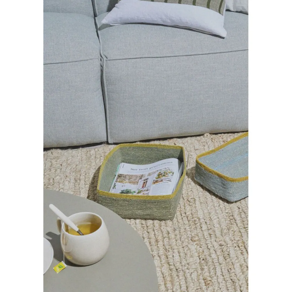 Pomax Vaisselle-BISCOTTI - mug - porcelaine - DIA 8,5 x H 8 cm - gris/beige