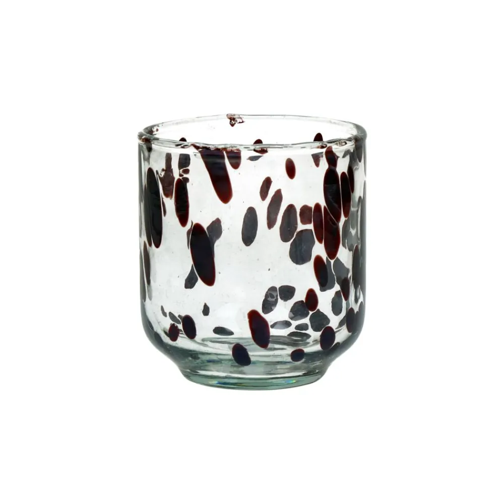 Pomax Photophores / T-lights-BIZOTTI - photophore - verre - DIA 9 x H 10 cm - brun
