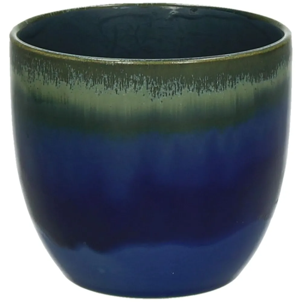 Pomax Vases-33578-BLU-05 - DIA 10 x H 9 cm