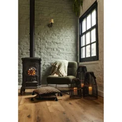 Pomax Coussins-BOMBAY - coussin - jute / coton - L 45 x W 45 cm - naturel/noir