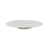 Pomax Vaisselle-BOSQUE - assiette à dessert - grès - DIA 22 x H 3 cm - blanc