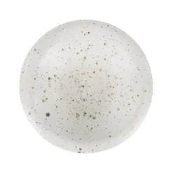 Pomax Vaisselle-BOSQUE - assiette à dessert - grès - DIA 22 x H 3 cm - blanc