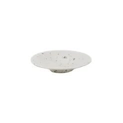 Pomax Vaisselle-BOSQUE - assiette apéritif - grès - DIA 13 x H 2 cm - blanc