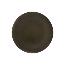 Pomax Vaisselle-BOSQUE - assiette apéritif - grès - DIA 13 x H 2 cm - brun