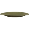 Pomax Vaisselle-BOSQUE - assiette de présentation - grès - L 40 x W 27 x H 4 cm - olive