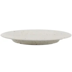 Pomax Vaisselle-BOSQUE - assiette plate - grès - DIA 28 x H 3 cm - blanc