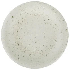 Pomax Vaisselle-BOSQUE - assiette plate - grès - DIA 28 x H 3 cm - blanc