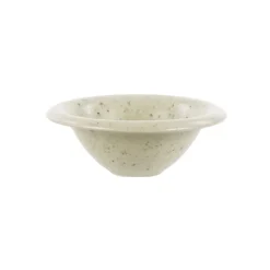 Pomax Vaisselle-BOSQUE - bol à céréales - grès - DIA 17 x H 6 cm - blanc