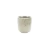 Pomax Vaisselle-BOSQUE - gobelet - grès - DIA 9 x H 10 cm - blanc