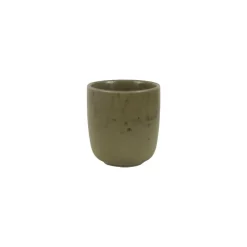Pomax Vaisselle-BOSQUE - gobelet - grès - DIA 9 x H 10 cm - olive