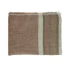 Pomax Plaids-BRUNELLO - nappe de table / plaid - lin - L 170 x W 130 cm - mix de couleurs