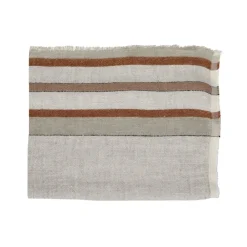 Pomax Plaids-BRUNELLO - nappe de table / plaid - lin - L 170 x W 130 cm - mix de couleurs