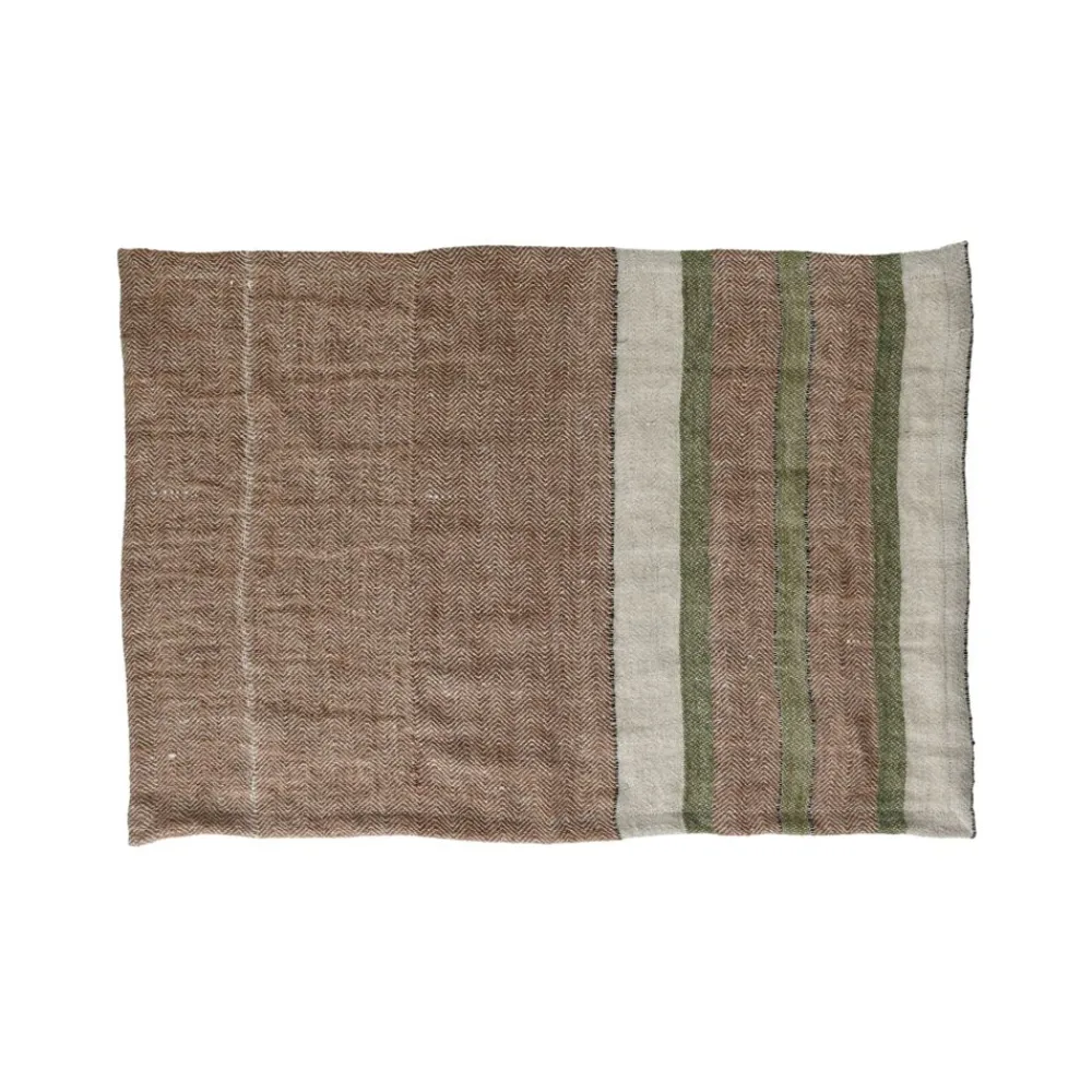 Pomax Linge De Table-BRUNELLO - set de table - lin - L 50 x W 35 cm - mix de couleurs