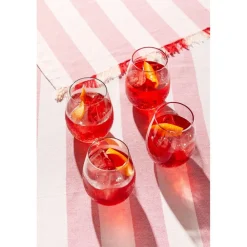 Pomax Verres-BUBBLE - verre à eau - verre - DIA 8,2 x H 11 cm - transparent