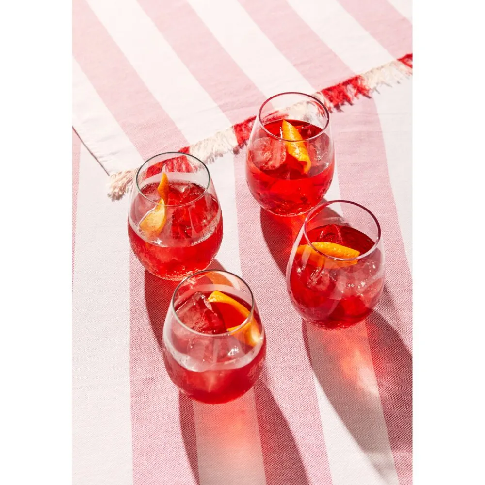 Pomax Verres-BUBBLE - verre à eau - verre - DIA 8,2 x H 11 cm - transparent