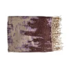 Pomax Plaids-BURRASCA - plaid - acrylique / polyester - L 160 x W 160 cm - figue