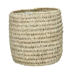 Pomax Bols & Paniers-CAMPO - set/3 paniers - palmier - DIA 20/25/30 x H 20/25/30 cm - naturel