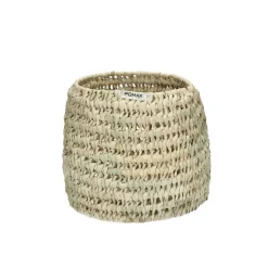 Pomax Bols & Paniers-CAMPO - set/3 paniers - palmier - DIA 20/25/30 x H 20/25/30 cm - naturel