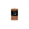 Pomax Bougies-CANDLE - bougie - cire de paraffine - DIA 5 x H 8 cm - rouille