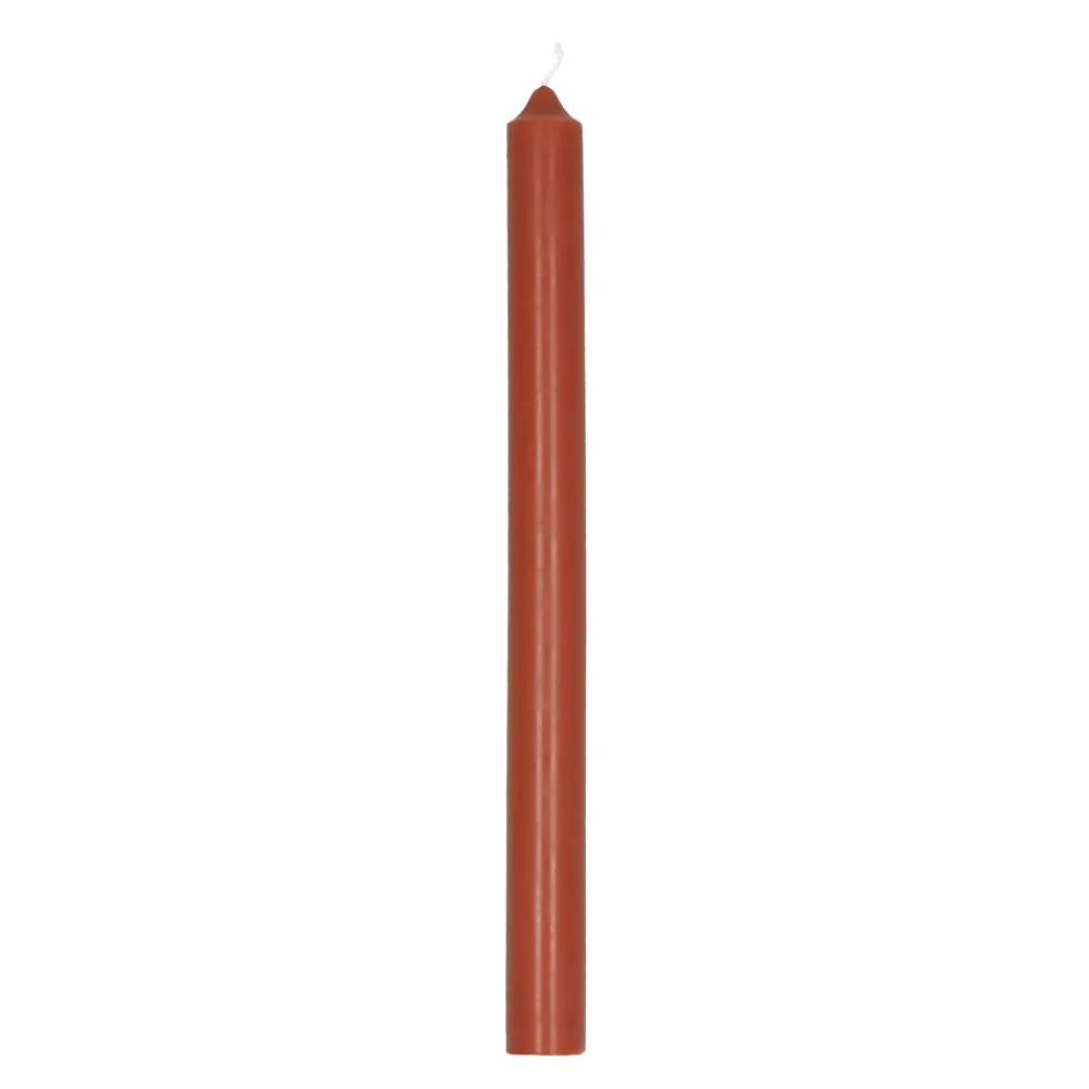 Pomax Bougies-CANDLE - bougie - cire de paraffine - H 25 cm - terracotta