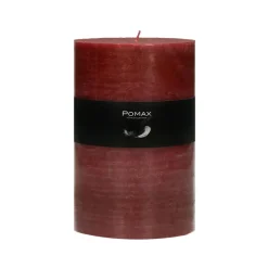 Pomax Bougies-CANDLE - bougie - cire de paraffine - DIA 10 x H 15 cm - terracotta