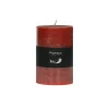 Pomax Bougies-CANDLE - bougie - cire de paraffine - DIA 7 x H 10 cm - terracotta