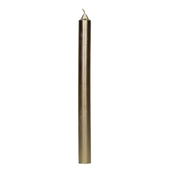Pomax Bougies-CANDLE - bougie - cire de paraffine - H 25 cm - champagne
