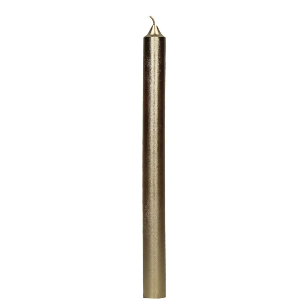 Pomax Bougies-CANDLE - bougie - cire de paraffine - H 25 cm - champagne