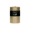 Pomax Bougies-CANDLE - bougie - cire de paraffine - DIA 7 x H 10 cm - champagne