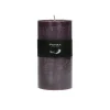 Pomax Bougies-CANDLE - bougie - cire de paraffine - DIA 7 x H 14 cm - pourpre