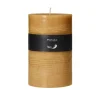 Pomax Bougies-CANDLE - bougie - cire de paraffine - DIA 10 x H 15 cm - soleil