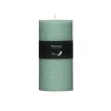 Pomax Bougies-CANDLE - bougie - cire de paraffine - DIA 7 x H 14 cm - aqua clair