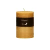 Pomax Bougies-CANDLE - bougie - cire de paraffine - DIA 7 x H 10 cm - soleil