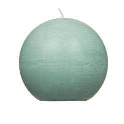 Pomax Bougies-CANDLE - bougie - cire de paraffine - DIA 9 cm - aqua clair