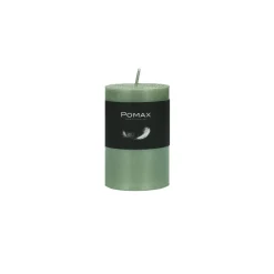 Pomax Bougies-CANDLE - bougie - cire de paraffine - DIA 5 x H 8 cm - aqua clair