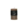 Pomax Bougies-CANDLE - bougie - cire de paraffine - DIA 5 x H 8 cm - noisette
